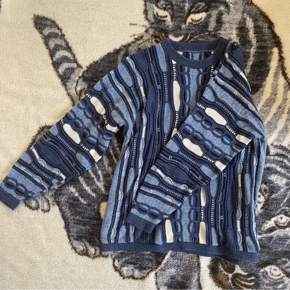 Vintage textured sweater - Picture 1 of 2